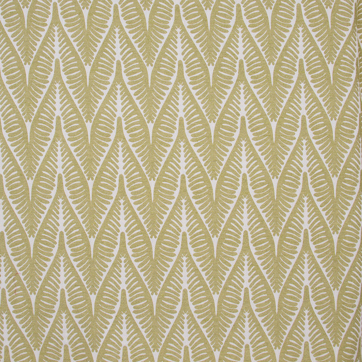 Silver Brake Fern by Carole Designer Fabric Lemongrass 62% Polyester, 38% Cotton India Passes 50,000 Double Rubs Wyzenbeek Horizontal: 6.875 and Vertical: 6.75 54 - Swanky Fabrics -