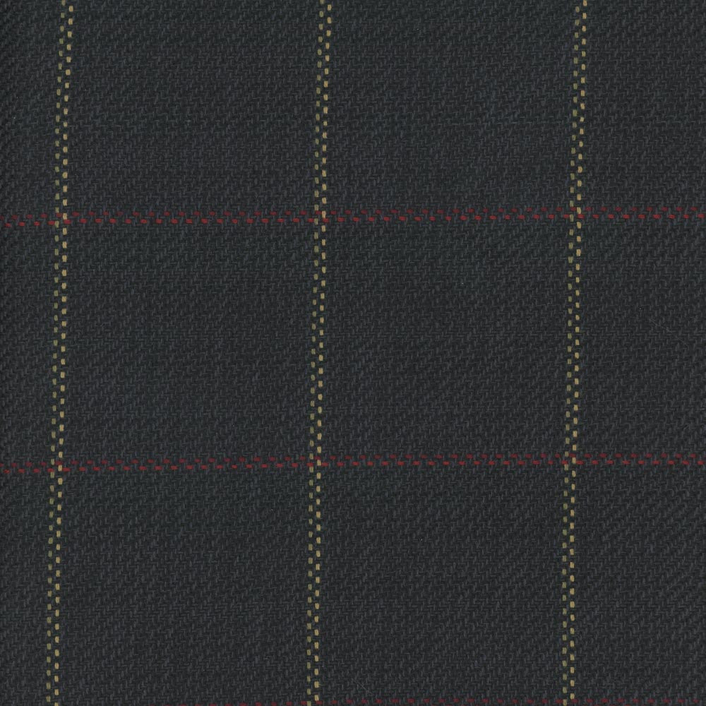 Ocean Liner Charcoal by Carole Designer Fabric Bar Harbor 100% Cotton India N/A Horizontal: 3 and Vertical: 3 54 - Swanky Fabrics -