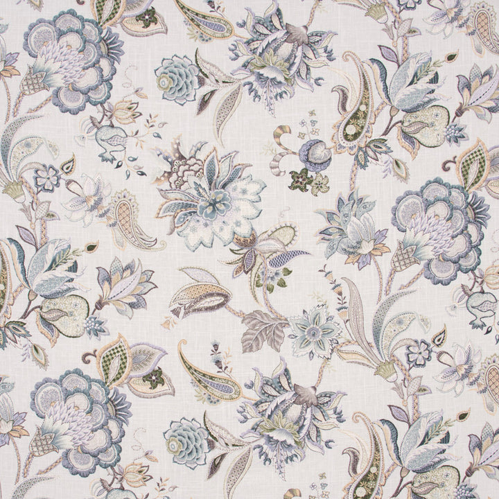 For A Moment Foam by Carole Fabric Lemongrass 55% Linen, 45% Rayon-SSR Printed & Finished in USA Passes 15,000 Double Rubs Wyzenbeek Horizontal: 27 and Vertical: 27 54 - Fabric Carolina -
