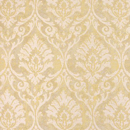 Be Yourself Empire Gold by Carole Fabric Radiance 93% Polyester, 7% Linen India  27" V, 13 1/4" H HD 56"  - Fabric Carolina -