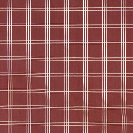 Power Trip Rust by Carole Fabric Well Suited 100% Cotton N/A 2 7/8" V, 3" H 56" - Fabric Carolina -
