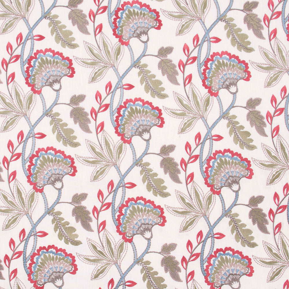 Your Heart Coral by Carole Designer Fabric Azalea 73% Polyester, 27% Cotton India Passes 40,000 Double Rubs Wyzenbeek Horizontal: 17 and Vertical: 9 51 - Swanky Fabrics -