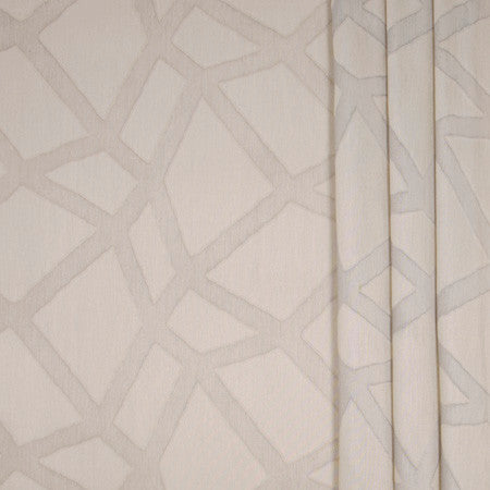 Pieced Together Fog by Carole Fabric Sheer Marvel 100% Polyester TURKEY N/A 15 7/8" V, 15" H 118"  - Fabric Carolina -
