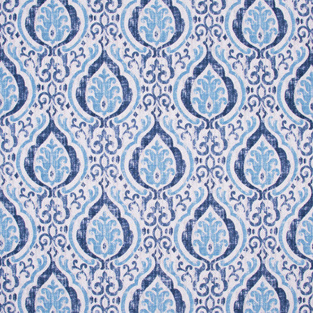 Be Brave Sapphire by Carole Designer Fabric Bluebird 100% Cotton- Soil Repellent China Passes 27,000 Double Rubs Wyzenbeek </p><p>Repeat: 18" V, 13 1/2" H HD 56" - Swanky Fabrics -