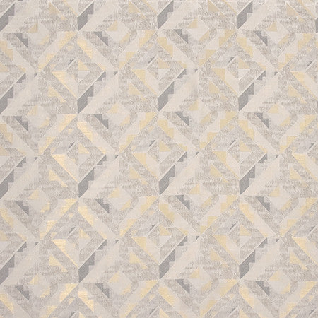Moving On Up Platinum by Carole Designer Fabric State Of The Art 100% Polyester CHINA 7 1/4" V, 7" H 55" - Swanky Fabrics -