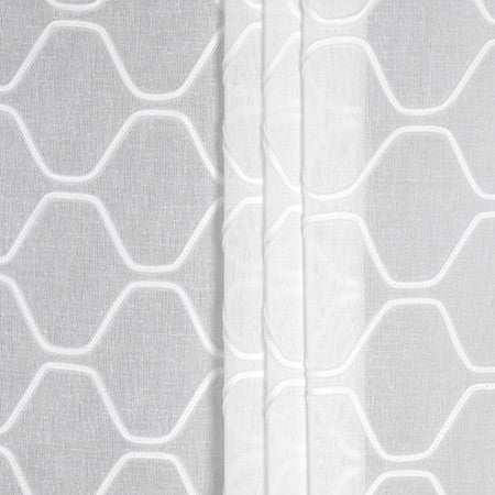 Inner Peace Cloud by Carole Fabric Sheer Impressions Base: 100% Polyester Embr: 100% Polyester N/A 6" V, 6" H 112*" - Fabric Carolina -
