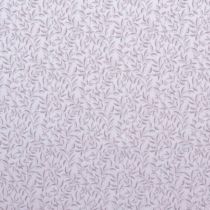 With Intent Dove Gray by Carole Designer Fabric White Smoke 100% Polyester India N/A Horizontal: 9.25 and Vertical: 9.25 54 - Swanky Fabrics -