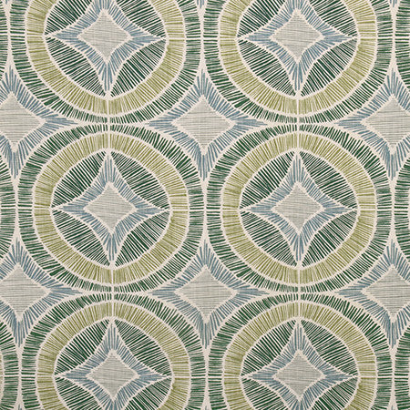 Circle Of Sunlight Cove by Carole Fabric Muse 100% Cotton- SSR Pakistan 12,000 Wyzenbeek Double Rubs 27" V, 13 1/2" H 54"  - Fabric Carolina -