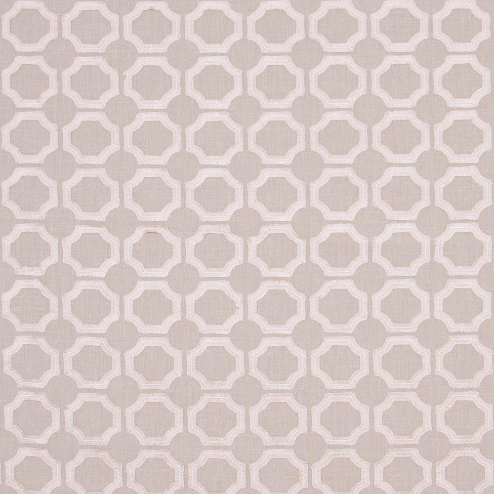 Circle Within Latte by Carole Fabric Portobello 52% Polyester, 48% Cotton India Passes 51,000 Double Rubs Wyzenbeek Horizontal: 3.375 and Vertical: 3.125 53 - Fabric Carolina -