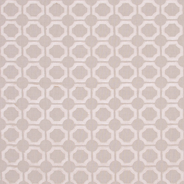 Circle Within Latte by Carole Fabric Portobello 52% Polyester, 48% Cotton India Passes 51,000 Double Rubs Wyzenbeek Horizontal: 3.375 and Vertical: 3.125 53 - Fabric Carolina -