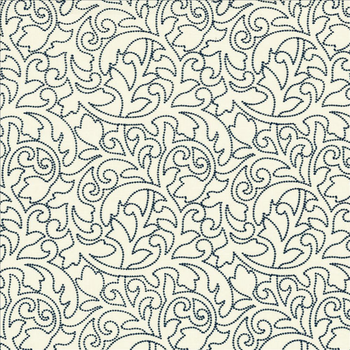 Filly Indigo by Kasmir Fabric 5143 55% Linen
45% Rayon
 CHINA </p><p>Repeat: Horizontal: 12 inches and Vertical: 12 inches 50 - Fabric Carolina -