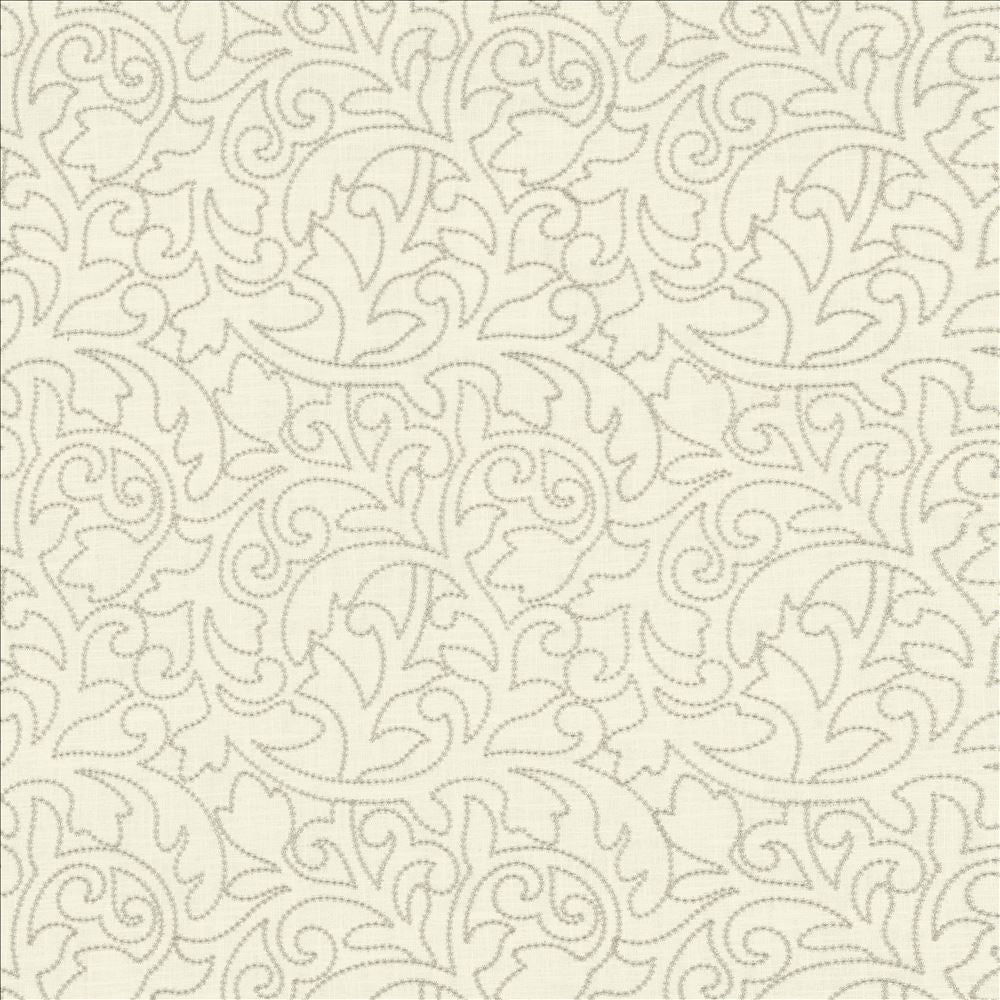 Filly Silver by Kasmir Fabric 5141 55% Linen
45% Rayon
 CHINA </p><p>Repeat: Horizontal: 12 inches and Vertical: 12 inches 50 - Fabric Carolina -
