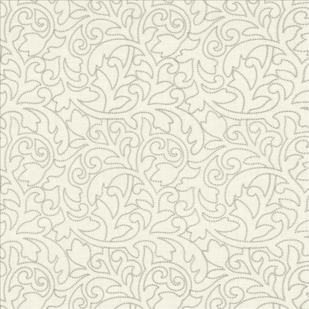 Filly Silver by Kasmir Fabric 5141 55% Linen
45% Rayon
 CHINA </p><p>Repeat: Horizontal: 12 inches and Vertical: 12 inches 50 - Fabric Carolina -