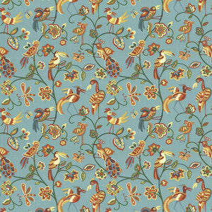 Fine Feathered Aqua by Kasmir Fabric