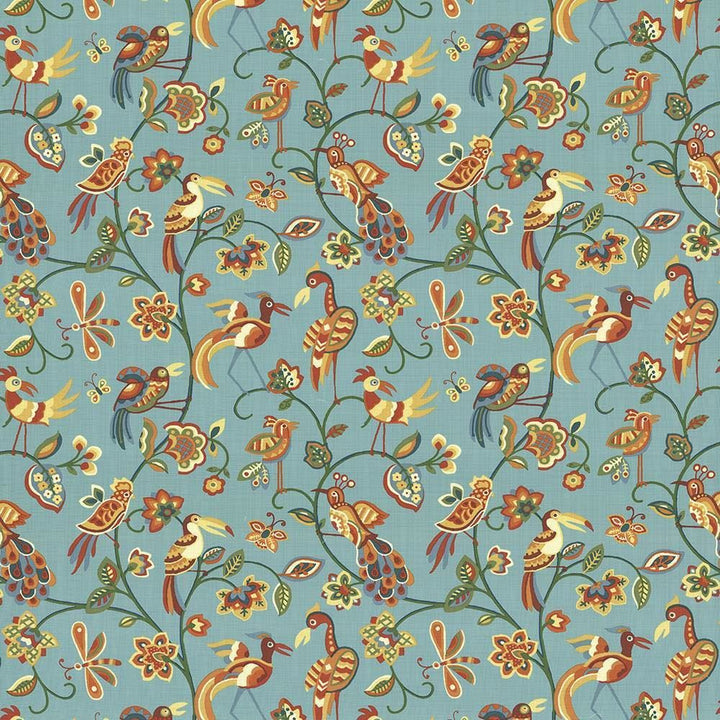 Fine Feathered Aqua by Kasmir Fabric 1436 100% Cotton
 INDONESIA 15,000 Wyzenbeek Double Rubs </p><p>Repeat: Horizontal: 27 inches and Vertical: 27 inches 54 - Fabric Carolina -