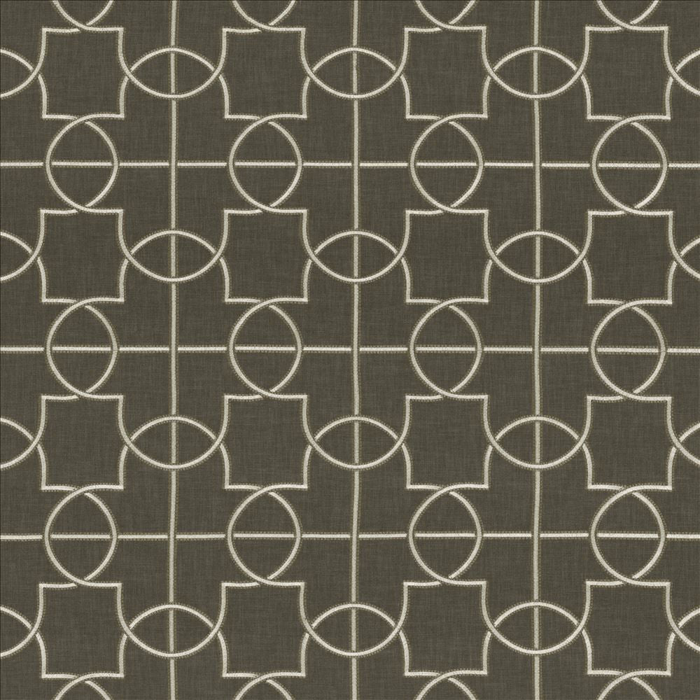 Finnick Graphite by Kasmir Fabric 5111 100% Polyester
 INDIA Not Tested </p><p>Repeat: Horizontal: 8 6/8 inches and Vertical: 9 inches 54 - Fabric Carolina -