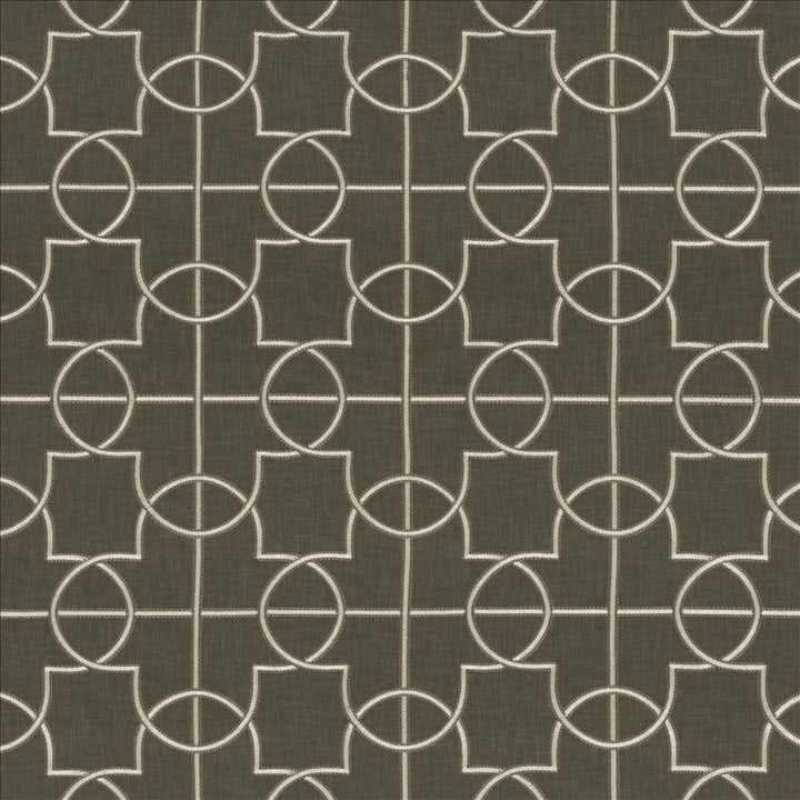 Finnick Graphite by Kasmir Fabric 5111 100% Polyester
 INDIA Not Tested </p><p>Repeat: Horizontal: 8 6/8 inches and Vertical: 9 inches 54 - Fabric Carolina -