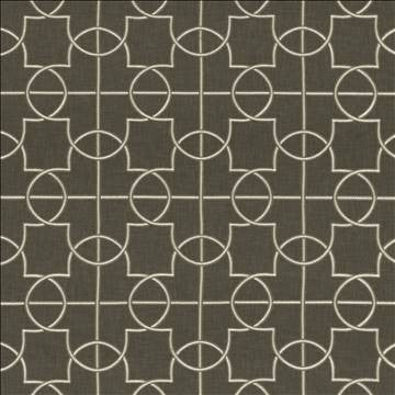 Finnick Graphite by Kasmir Fabric 5111 100% Polyester INDIA Not Tested H: 8 6/8 inches, V: 9 inches 54 - 56 - Fabric Carolina - Kasmir