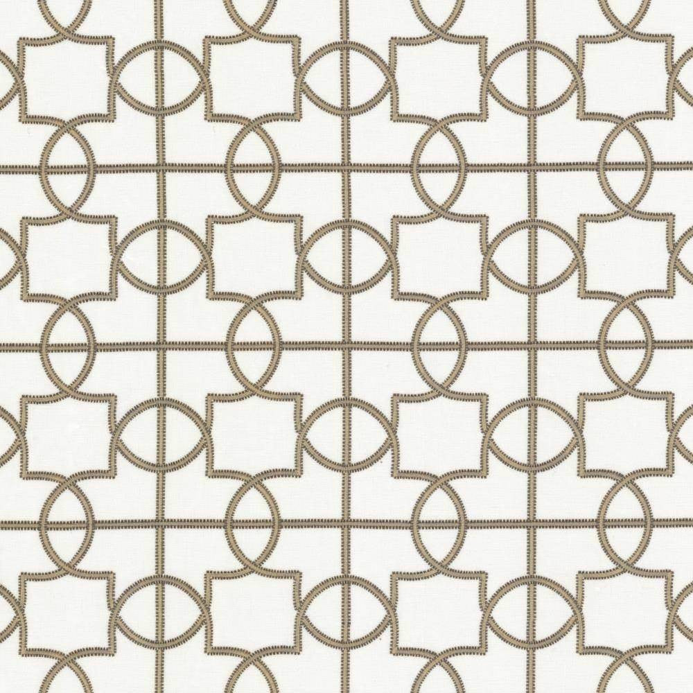 Finnick Platinum by Kasmir Fabric 5111 100% Polyester INDIA Not Tested H: 8 6/8 inches, V:9 inches 54 - 56 - Fabric Carolina - Kasmir