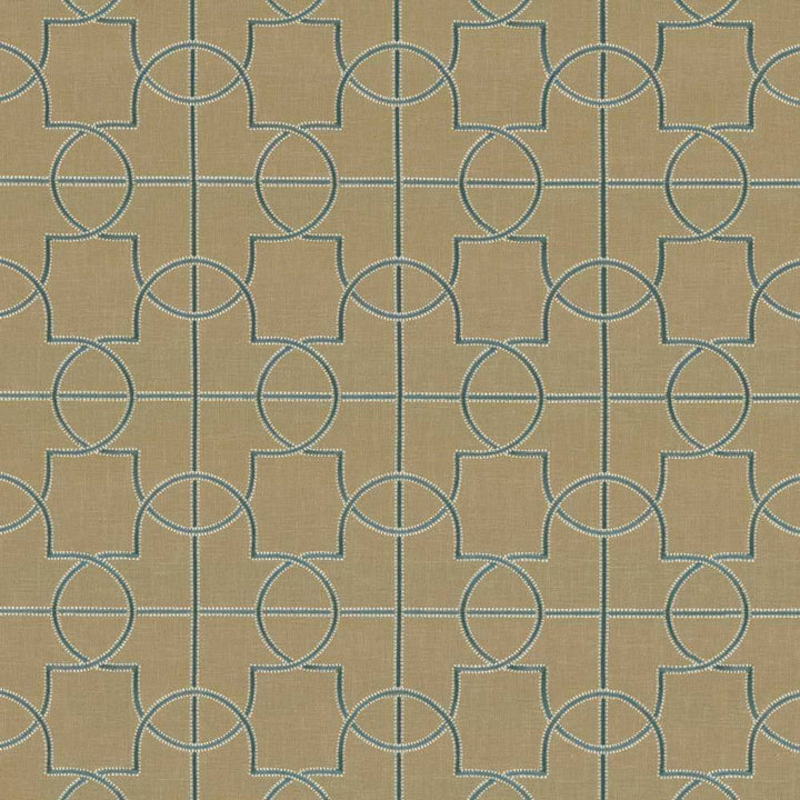 Finnick Spa by Kasmir Fabric 5114 100% Polyester INDIA Not Tested H: 8 6/8 inches, V:9 inches 54 - 56 - Fabric Carolina - Kasmir