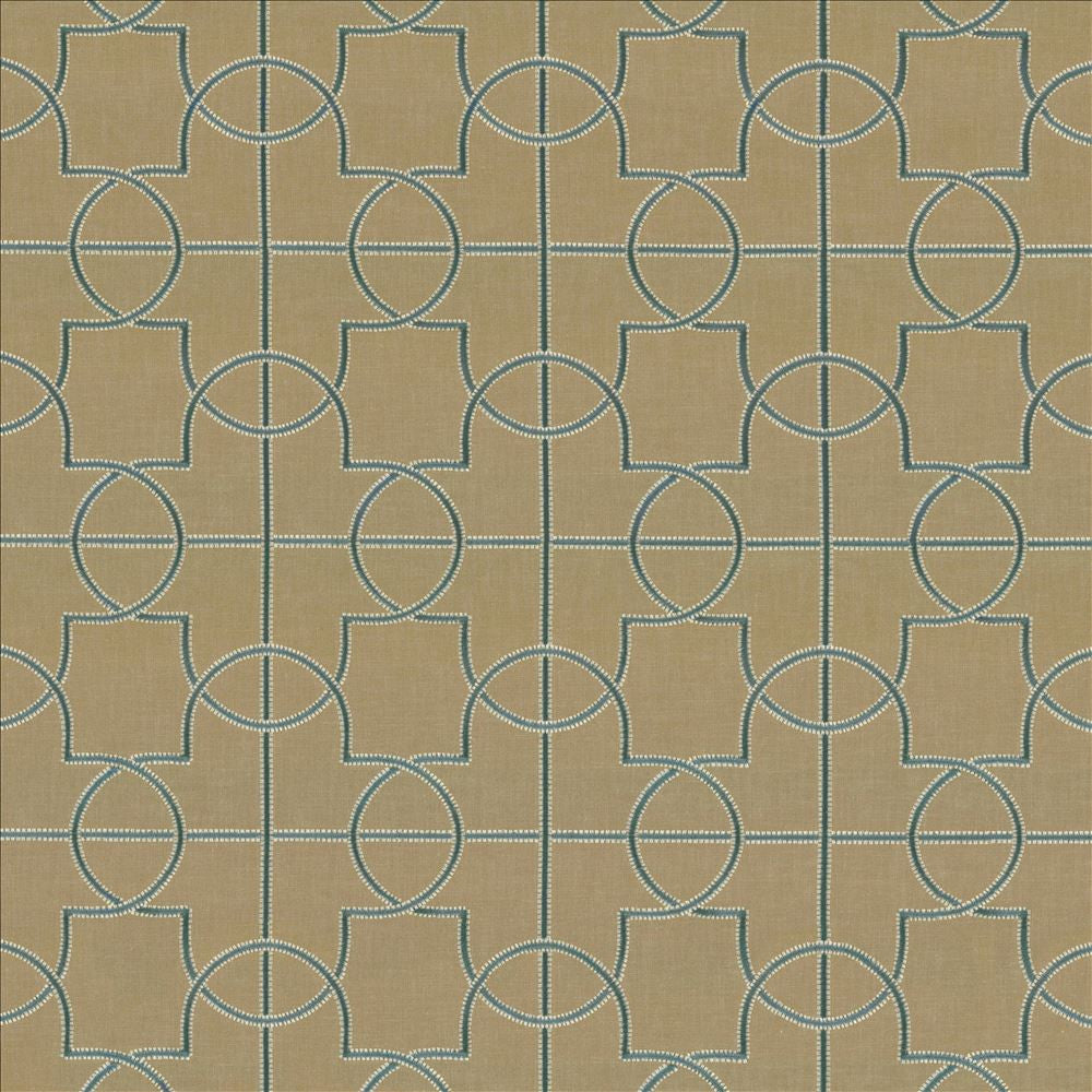 Finnick Spa by Kasmir Fabric 5114 100% Polyester INDIA Not Tested Horizontal: 8 6/8 inches and Vertical: 9 inches 51 - 56 - Fabric Carolina -