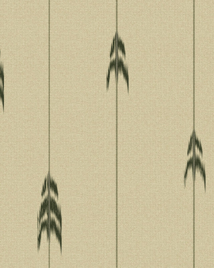 Fir Pattern Wallpaper by Mind the Gap Designer Wallpaper TYROL APRES-SKI HOME COLLECTION Satin Matte Made in Europe Paste the wall 1 roll x 20.5 x 10.9 yards - Swanky Fabrics -
