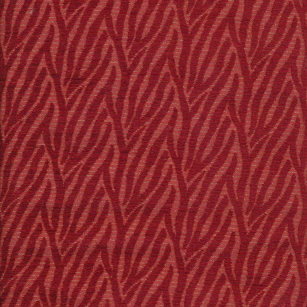 Firethorn Ruby by Kasmir Fabric 1404 72% Rayon 27% Polyester 1% Nylon USA 51,000 Wyzenbeek Double Rubs H: 3 3/8 inches, V:2 2/8 inches 54 - 56 - Fabric Carolina - Kasmir