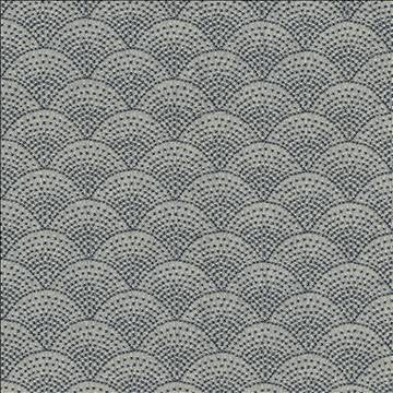 Fishscales Slate by Kasmir Fabric 5125 80% Recycled Cotton 20% Polyester USA 9,000 Wyzenbeek Double Rubs H: 4 6/8 inches, V: 3 6/8 inches 54 - Fabric Carolina - Kasmir