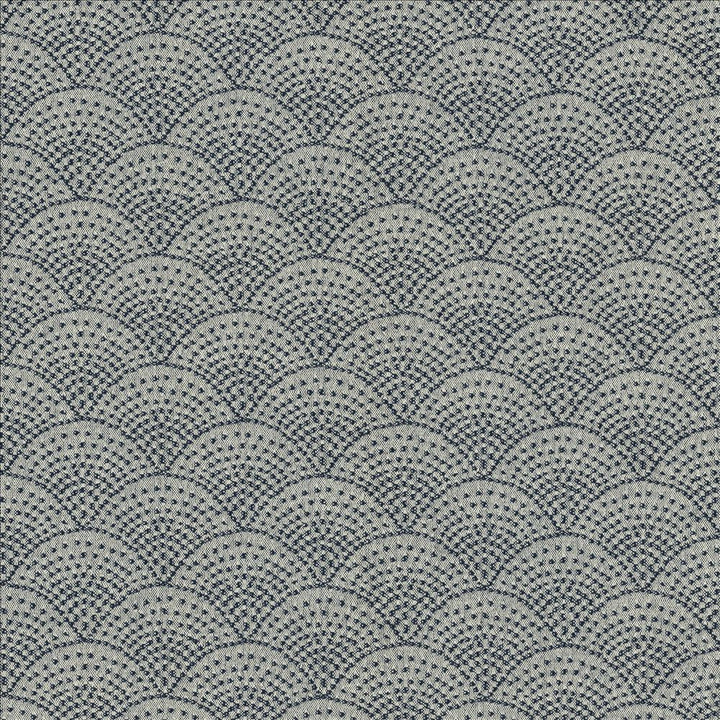 Fishscales Slate by Kasmir Fabric 5125 80% Recycled Cotton
20% Polyester
 USA 9,000 Wyzenbeek Double Rubs Horizontal: 4 6/8 inches and Vertical: 3 6/8 inches 54 - Fabric Carolina -