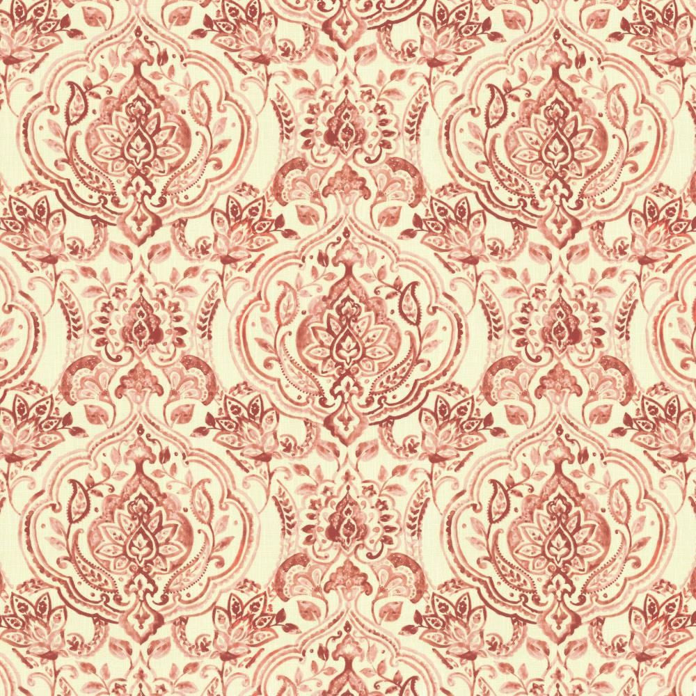 Flamenco Crimson by Kasmir Fabric 5137 70% Viscose
30% Linen
 SPAIN </p><p>Repeat: Horizontal: 27 inches and Vertical: 26 inches 54 - Fabric Carolina -
