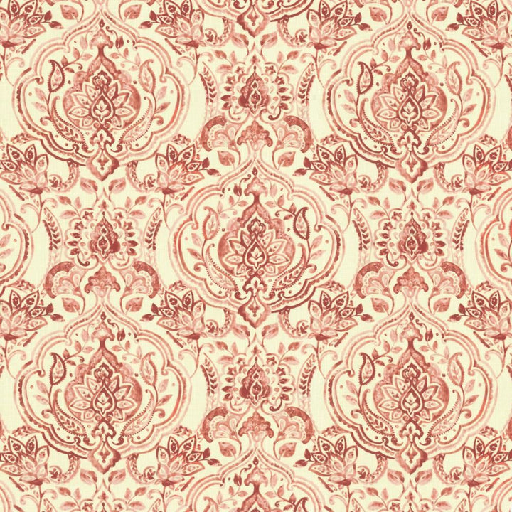 Flamenco Crimson by Kasmir Fabric 5137 70% Viscose
30% Linen
 SPAIN </p><p>Repeat: Horizontal: 27 inches and Vertical: 26 inches 54 - Fabric Carolina -