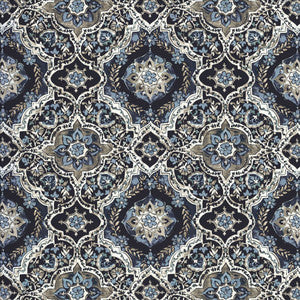 Fletcher Place Navy by Kasmir Fabric