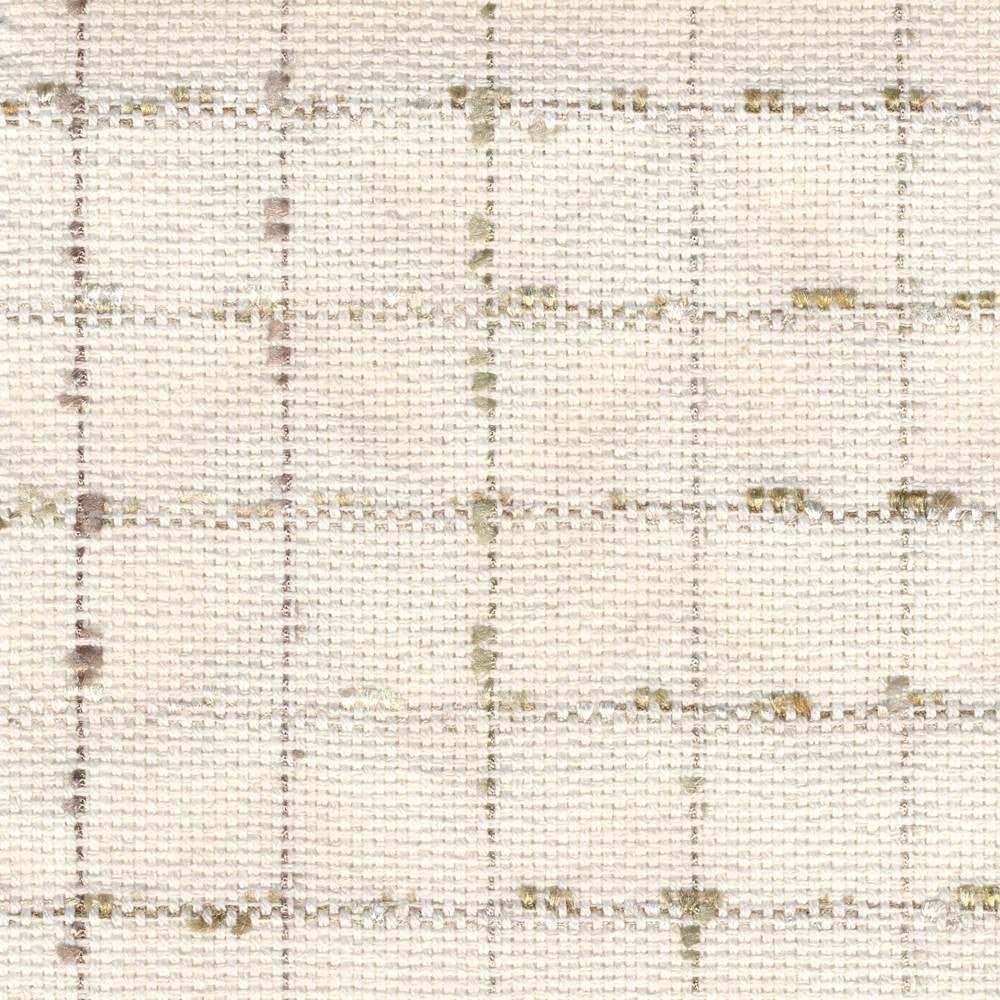Flicker Plaid Ecru by Kasmir Fabric 1386 90% Cotton 10% Polyester INDIA 13,000 Wyzenbeek Double Rubs H: 1 inches, V:1 inches 54 - Fabric Carolina - Kasmir