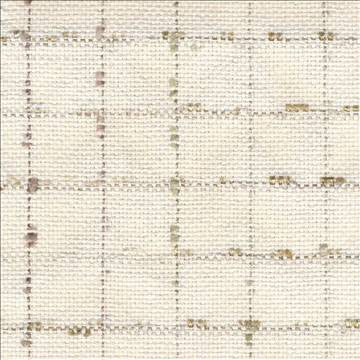 Flicker Plaid Ecru by Kasmir Fabric 1386 90% Cotton 10% Polyester INDIA 13,000 Wyzenbeek Double Rubs H: 1 inches, V: 1 inches 54 - Fabric Carolina - Kasmir