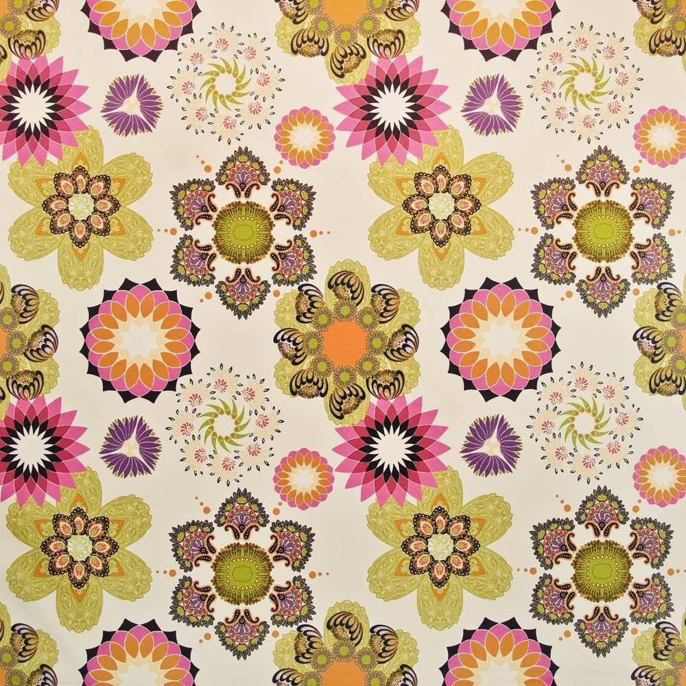 Flirt Fruit Punch by Kasmir Fabric 1397 100% Polyester CHINA 42,000 Wyzenbeek Double Rubs H: 28 inches, V:26 2/8 inches 56 - Fabric Carolina - Kasmir