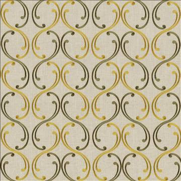 Flirtatious Peridot by Kasmir Fabric 1443 70% Rayon 30% Linen Embroidery Contents 100% Rayon INDIA 30,000 Wyzenbeek Double Rubs H: 8 5/8 inches, V: 9 inches 54 - 55 - Fabric Carolina - Kasmir