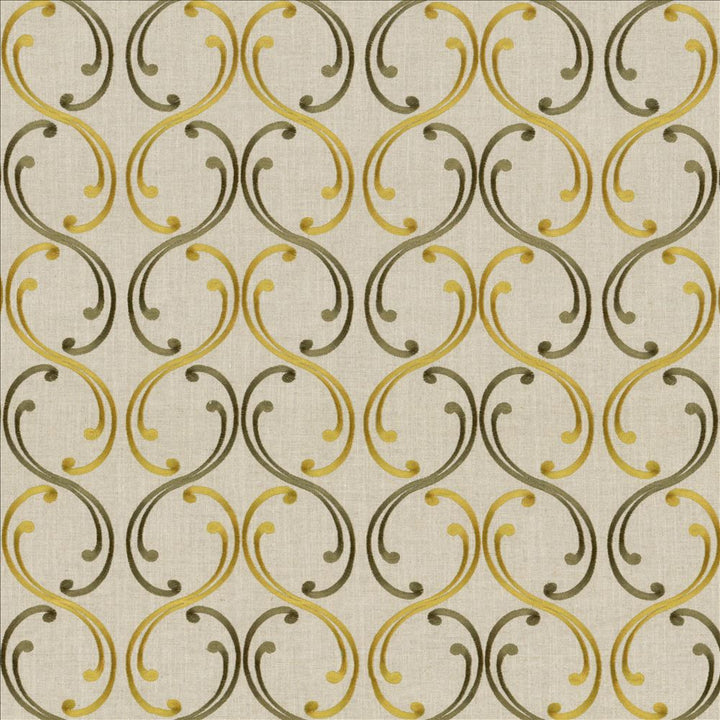 Flirtatious Peridot by Kasmir Fabric 1443 70% Rayon
30% Linen
Embroidery
100% Rayon
 INDIA 30,000 Wyzenbeek Double Rubs Horizontal: 8 5/8 inches and Vertical: 9 inches 52 - Fabric Carolina -