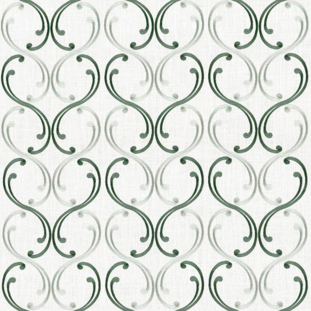 Flirtatious Porcelain by Kasmir Fabric 1443 70% Rayon 30% Linen Embroidery Contents 100% Rayon INDIA 30,000 Wyzenbeek Double Rubs H: 8 5/8 inches, V:9 inches 54 - 55 - Fabric Carolina - Kasmir