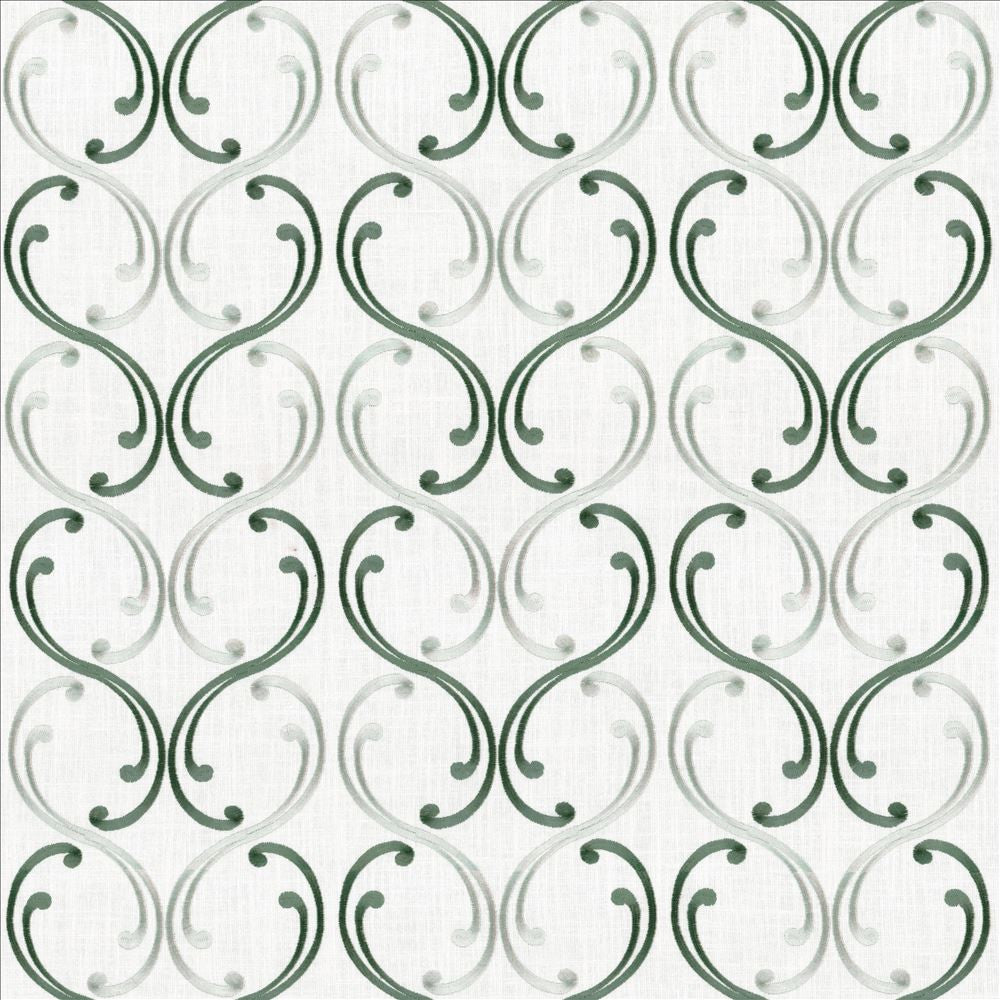 Flirtatious Porcelain by Kasmir Fabric 1443 70% Rayon
30% Linen
Embroidery
100% Rayon
 INDIA </p><p>Repeat: Horizontal: 8 5/8 inches and Vertical: 9 inches 52 - 55 - Fabric Carolina -