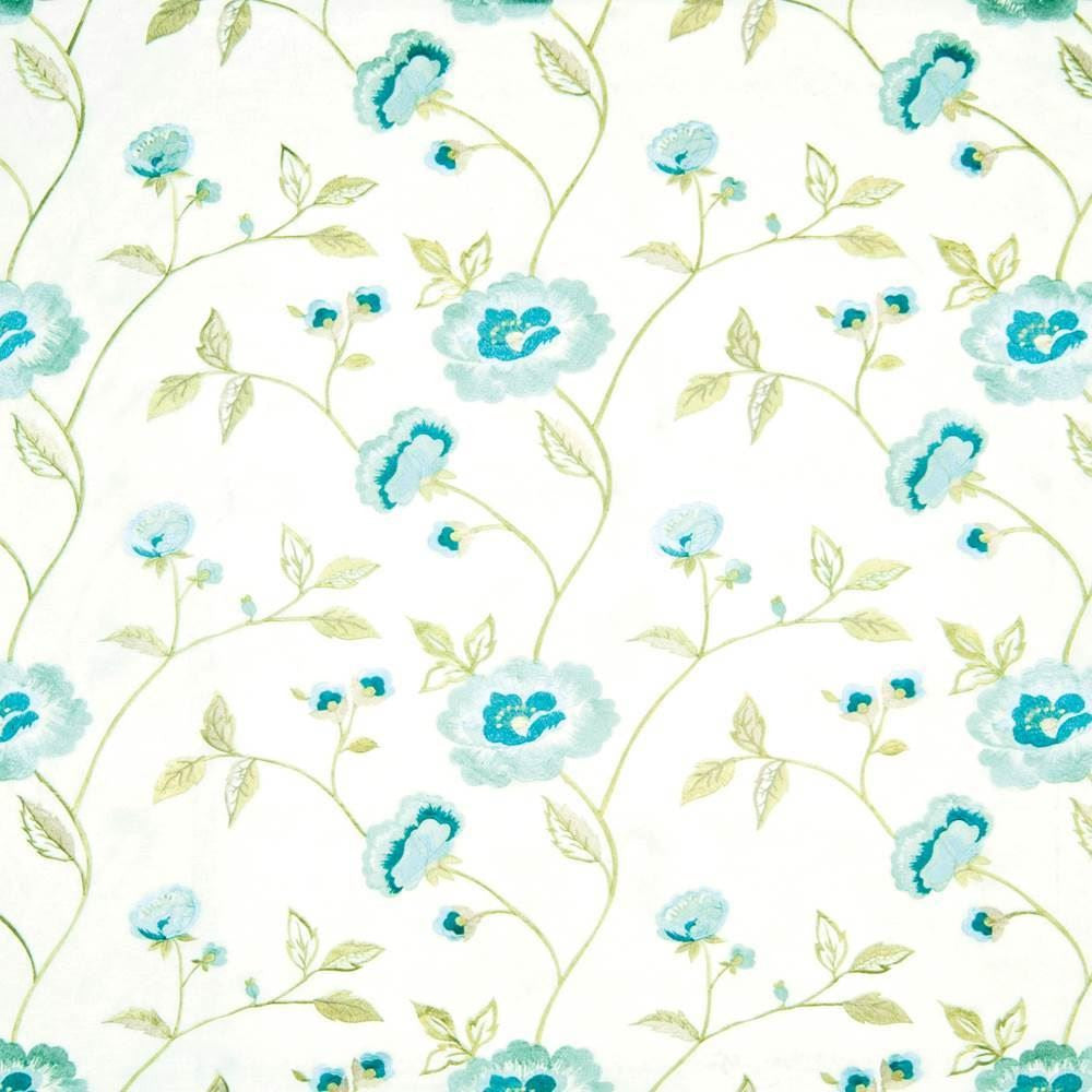 Florabella Niagara  by Kasmir Fabric See sample 91% Rayon
9% Polyester
 INDIA Not Tested </p><p>Repeat: Horizontal: 16 6/8 inches and Vertical: 12 4/8 inches 51  - Fabric Carolina -