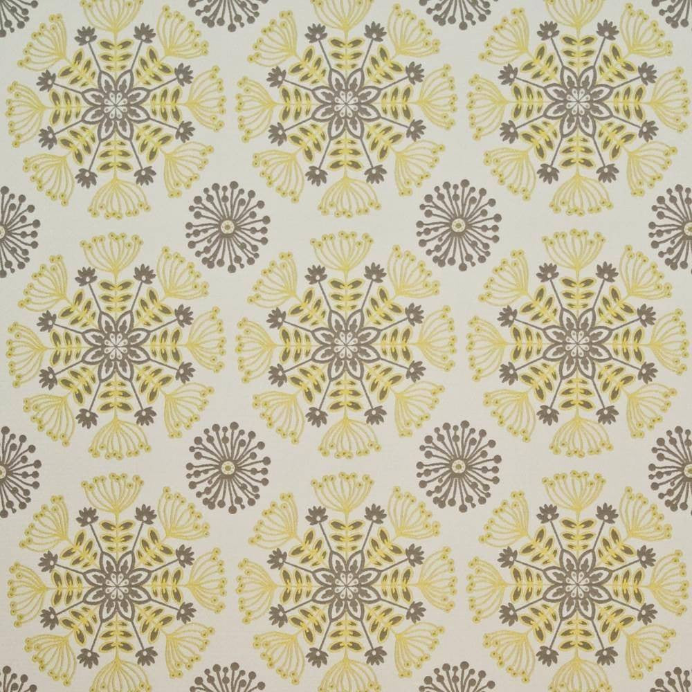 Floral Burst Sterling by Kasmir Fabric 1399 68% Polyester 32% Rayon CHINA 12,000 Wyzenbeek Double Rubs H: 9 4/8 inches, V:9 4/8 inches 56 - Fabric Carolina - Kasmir