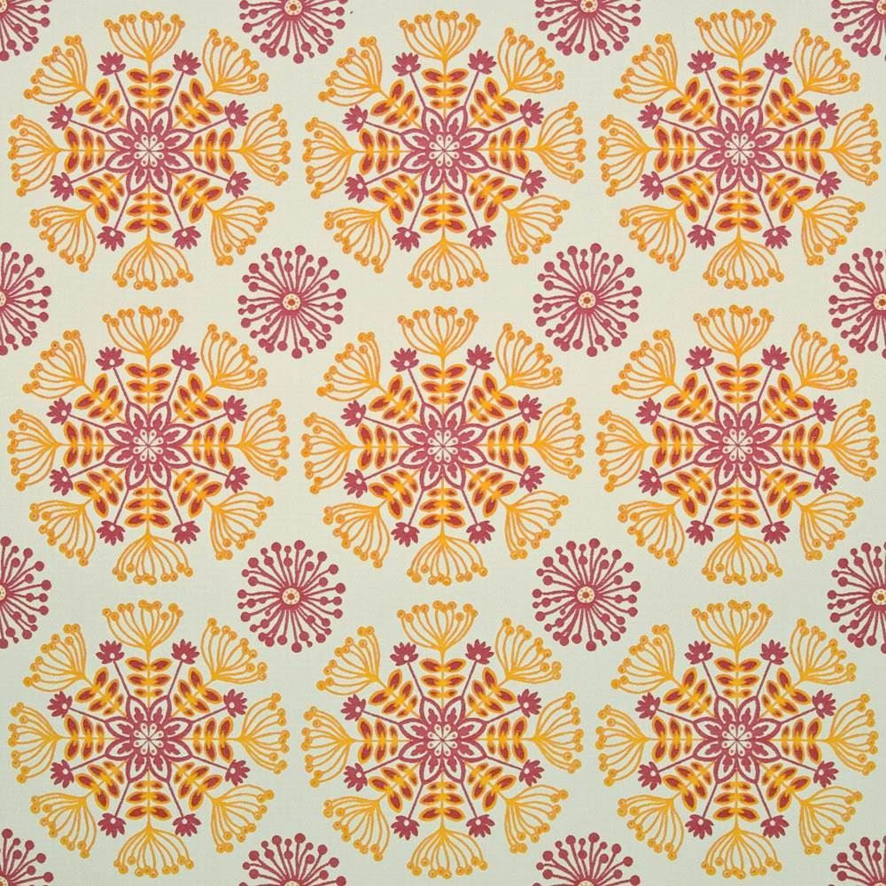Floral Burst Tiger Lily by Kasmir Fabric 1400 68% Polyester
32% Rayon
 CHINA </p><p>Repeat: Horizontal: 9 4/8 inches and Vertical: 9 4/8 inches 56 - Fabric Carolina -