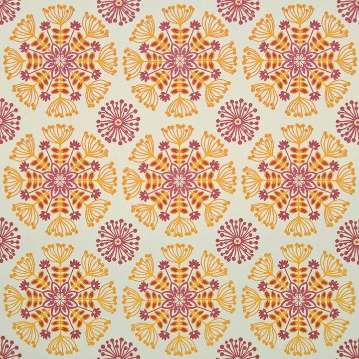 Floral Burst Tiger Lily by Kasmir Fabric 1400 68% Polyester 32% Rayon CHINA 12,000 Wyzenbeek Double Rubs H: 9 4/8 inches, V:9 4/8 inches 56 - Fabric Carolina - Kasmir