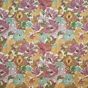 Floral Splash Plum Wine by Kasmir Fabric