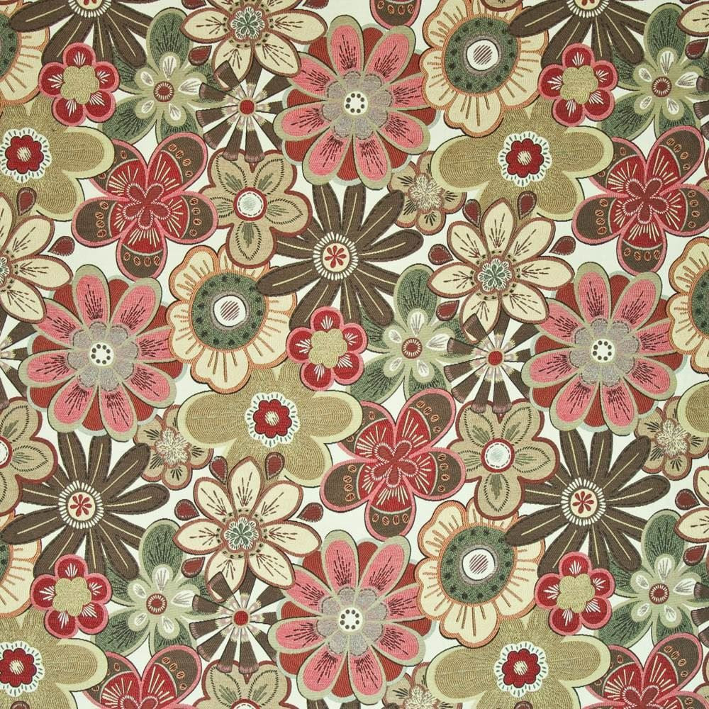 Floral Splendor Sangria by Kasmir Fabric 1397 60% Rayon
40% Polyester
 CHINA 9,000 Wyzenbeek Double Rubs </p><p>Repeat: Horizontal: 27 6/8 inches and Vertical: 27 6/8 inches 55 - Fabric Carolina -