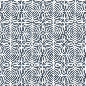 Floriata Blocks Lapis by Kasmir Fabric