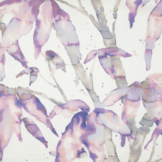 Florist - Purple 59" by Europatex Designer Fabric Florist 100% Polyester China See Sample Horizontal: N/A and Vertical: N/A 59.00 inches  - Swanky Fabrics -