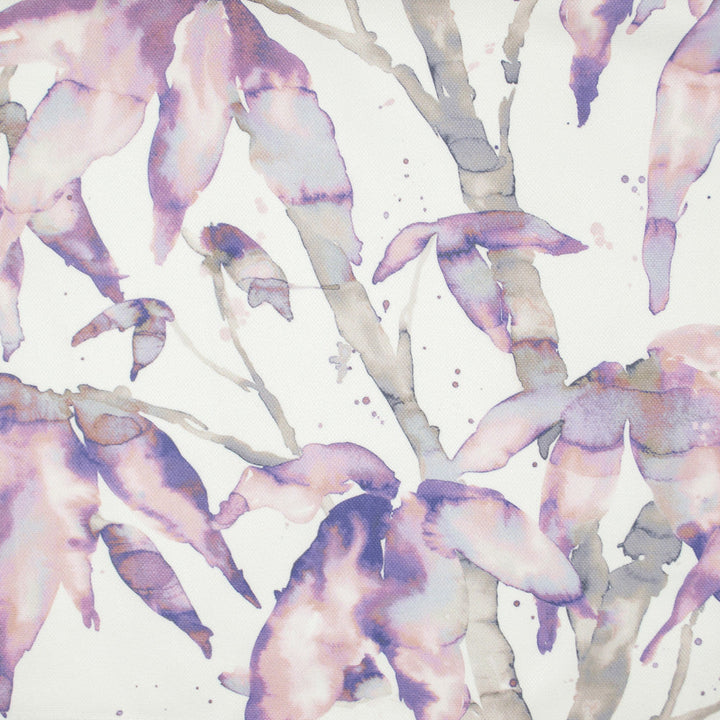 Florist Purple 118" by Europatex Designer Fabric Florist 100% Polyester 27.1"H, 31.8" V 118.00 inches - Swanky Fabrics -