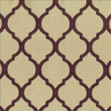 Florrie Trellis Merlot by Kasmir Fabric 8003 65% Polyester 35% Viscose CHINA 30,000 Wyzenbeek Double Rubs H: 2 4/8 inches, V: 3 4/8 inches 54 - 56 - Fabric Carolina - Kasmir
