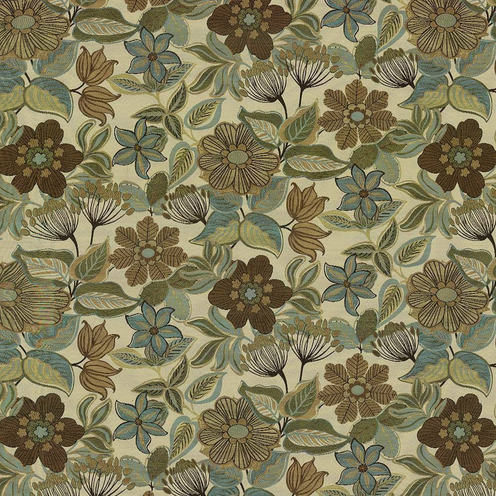 Florrie Tropic by Kasmir Fabric 8003 65% Polyester 35% Viscose CHINA 30,000 Wyzenbeek Double Rubs H: 28 6/8 inches, V:20 inches 54 - 56 - Fabric Carolina - Kasmir